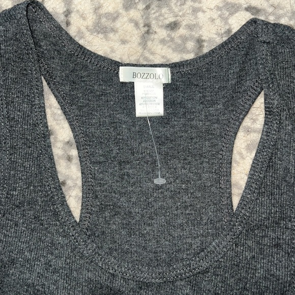 Small Bozzolo Ribbed  Tank.  New without Tags - Picture 2 of 5